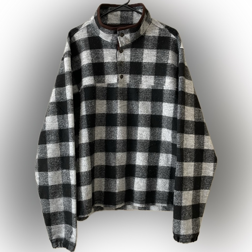 John Wayne Checkered Pullover Sweater - image 1